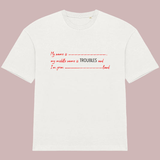 WM MY NAME IS Unisex Oversized 