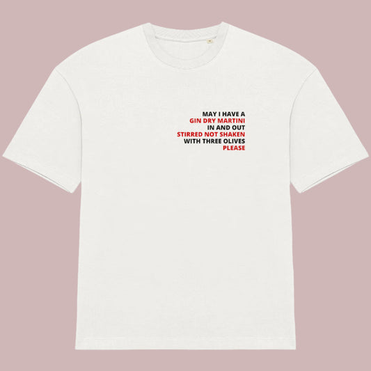 WM GIN DRY MARTINI Unisex Oversized
